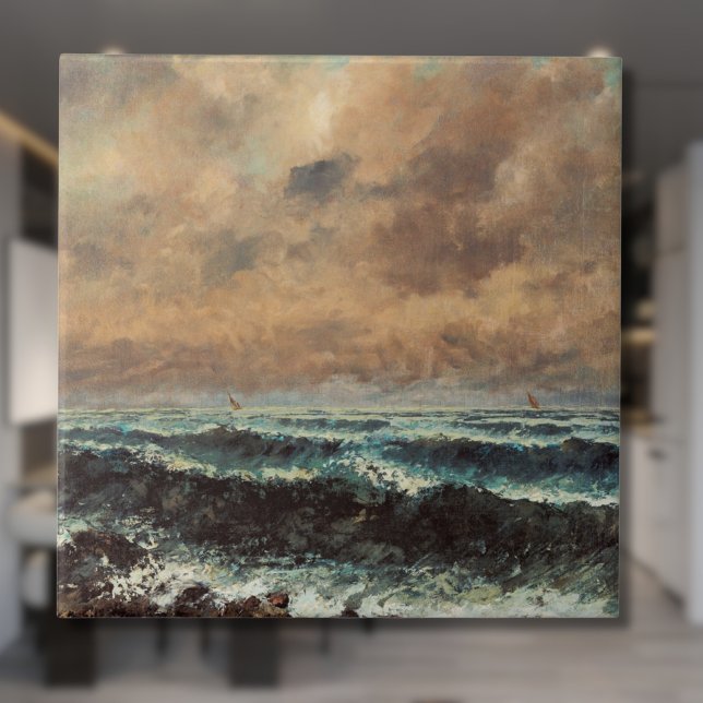 Autumn Sea – Gustave Courbet Ceramic Tile (Creator Uploaded)