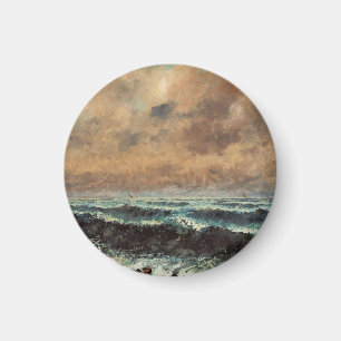 Autumn Sea – Gustave Courbet Magnet