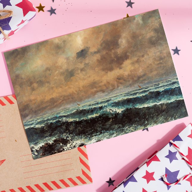 Autumn Sea – Gustave Courbet Postcard (Creator Uploaded)