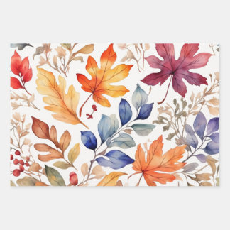 Autumn seamless pattern  wrapping paper sheet