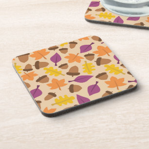 AUTUMN SEASON PATTERN COASTER