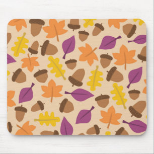 AUTUMN SEASON PATTERN MOUSE PAD