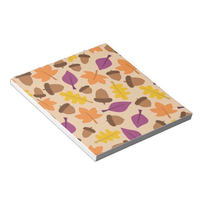 AUTUMN SEASON PATTERN NOTEPAD (Angled)