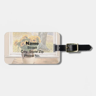Autumn Seen Through a Window Luggage Tag