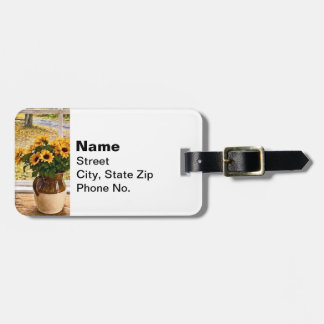 Autumn Seen Through a Window Luggage Tag