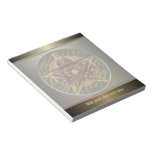 Autumn Shades Pentacle Notepad