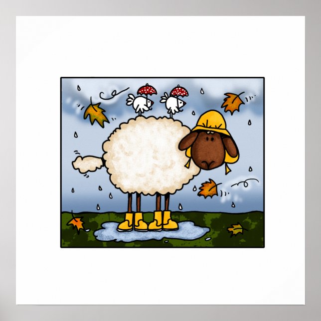 autumn sheep poster (Front)