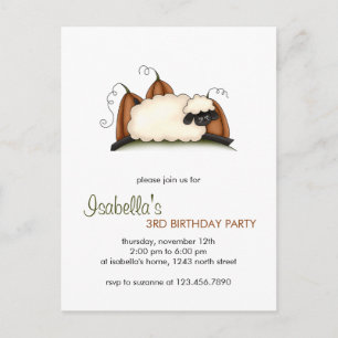 Autumn Sheep · Sheep & Pumpkins Postcard