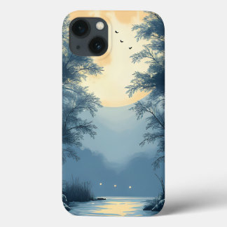 Autumn Silence in the Zen Garden iPhone 13 Case