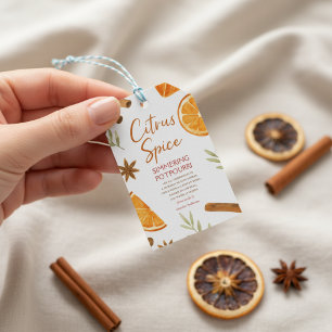 Autumn simmering potpourri gift tags