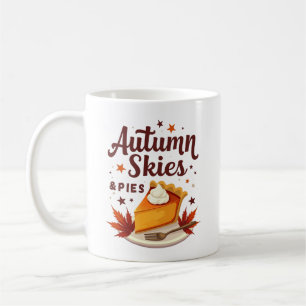 Autumn Skies and Pumpkin Pies Cosy Fall Coffee Mug
