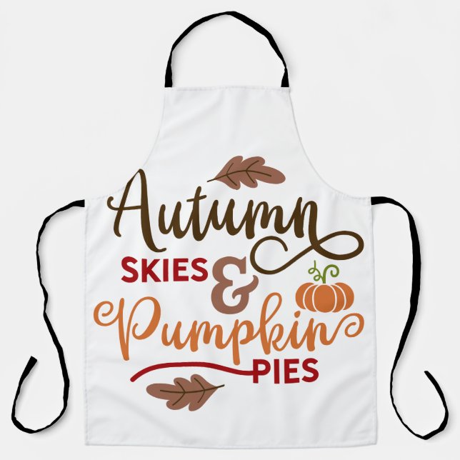 Autumn Skies Apron (Front)