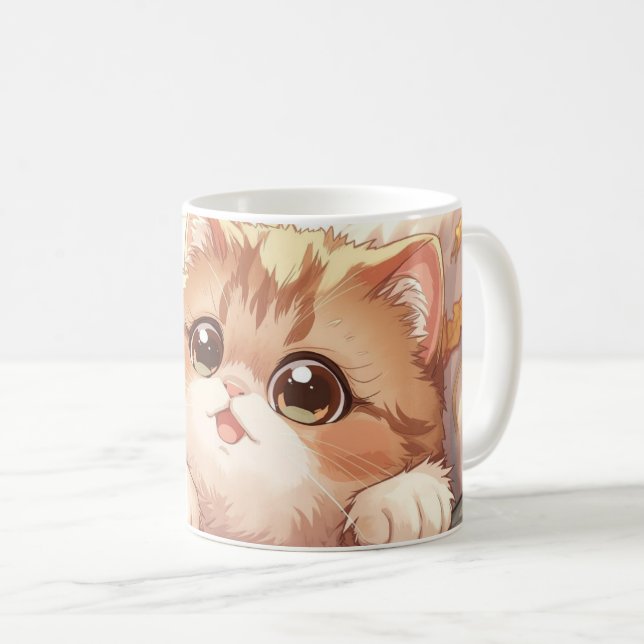  “Autumn Snuggle Scottish Fold Mug” Coffee Mug (Front Right)