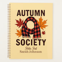 Autumn Society – Personalised Plaid Letter Fill