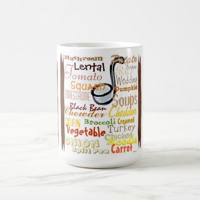 Autumn Soup (brown) Mug (Center)