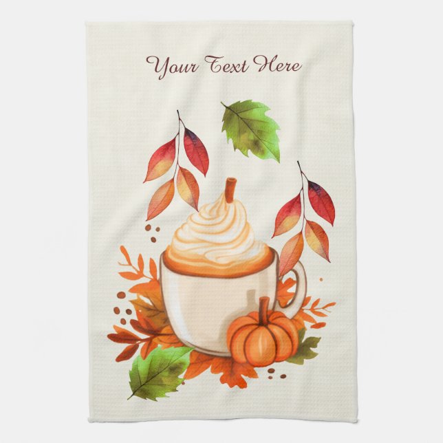Autumn Spice A Tea Towel (Vertical)