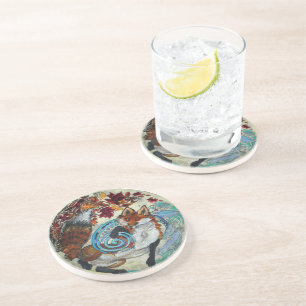 Autumn Spiral Fox Coaster