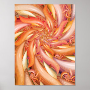 Autumn Spiral Poster