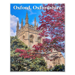 Autumn Spires – Oxford Cathedral in Fall Photo Print
