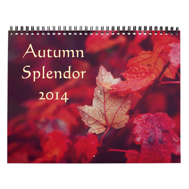 Autumn Splendour 2014 Calendar (Cover)