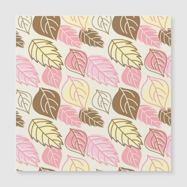 Autumn Splendour: Leaf Seamless Pattern (Front)