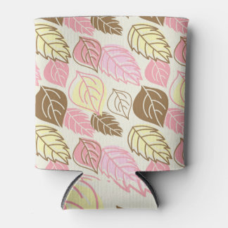 Autumn Splendour: Leaf Seamless Pattern Can Cooler