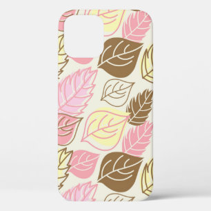 Autumn Splendour: Leaf Seamless Pattern iPhone 12 Case