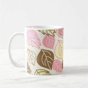 Autumn Splendour: Leaf Seamless Pattern Coffee Mug
