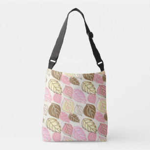 Autumn Splendour: Leaf Seamless Pattern Crossbody Bag