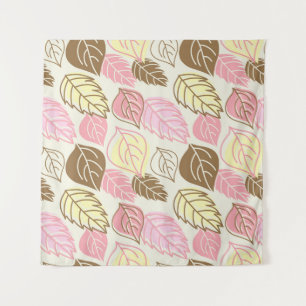 Autumn Splendour: Leaf Seamless Pattern Tapestry