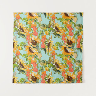 Autumn Splendour: Seamless Nature Pattern Tapestry