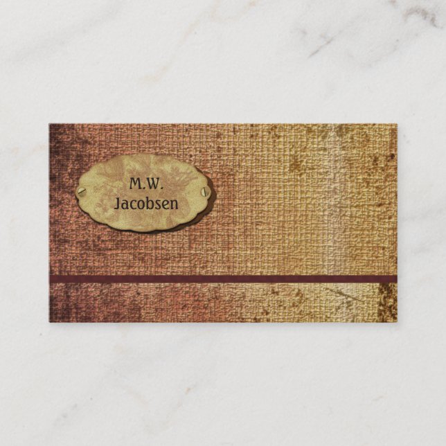 Autumn Splendour Textured Professional Custom Business Card (Front)