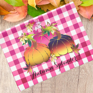 Autumn Splendour Whimsical Tea Towel
