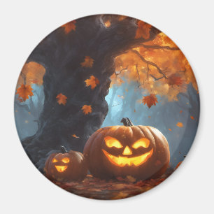 Autumn Spooky Vibes  Magnet