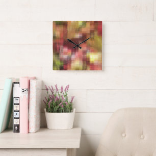 AUTUMN SQUARE WALL CLOCK