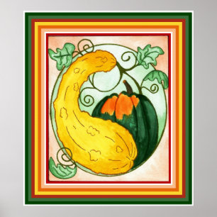 Autumn Squash Print