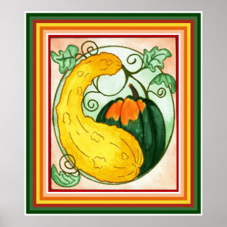 Autumn Squash Print