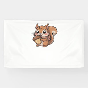 autumn squirrel Classic T-Shirt Banner