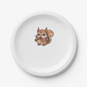autumn squirrel Classic T-Shirt Paper Plate