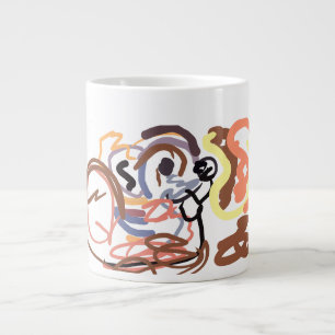 Autumn squirrel Joy Large Coffee Mug