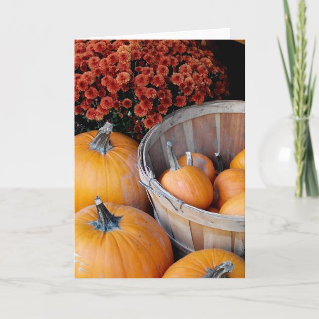 'Autumn Still Life' Blank Greeting Card (Front)