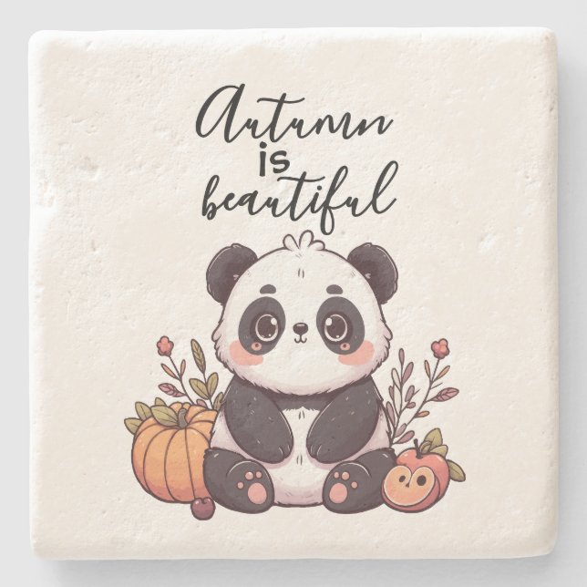 Autumn   stone coaster (Front)