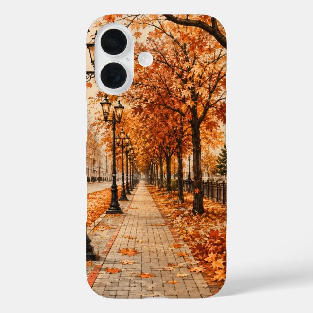Autumn Street iPhone Case (Back)