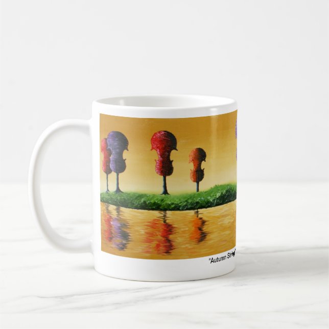 Autumn Strings Coffee Mug (Left)