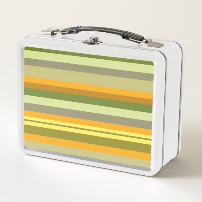 Autumn Stripes  Lunchbox (Front)