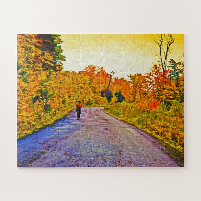 Autumn Stroll Jigsaw Puzzle (Horizontal)