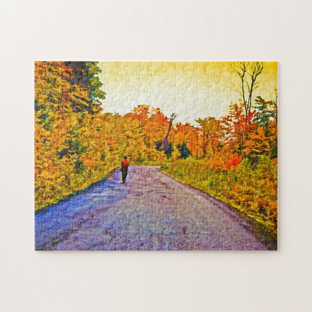 Autumn Stroll Jigsaw Puzzle (Horizontal)