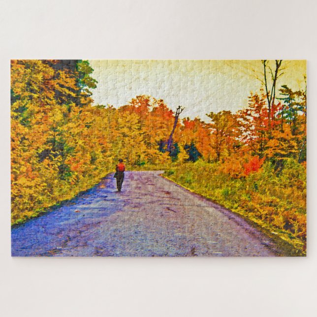 Autumn Stroll Jigsaw Puzzle (Horizontal)
