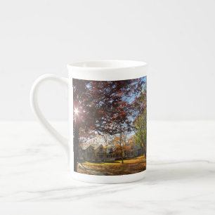 Autumn Sun and Cottages - Martha's Vineyard Bone China Mug