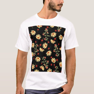 Autumn Sunflowers: Red-Orange Harmony. T-Shirt